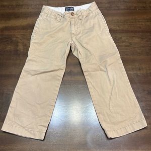Children’s place size 4 tan pants.  Boys.